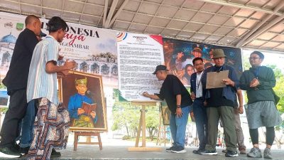 Ratusan Seniman Ikuti Gerakan Nasional Indonesia Raya Menggambar 2026 di Batam