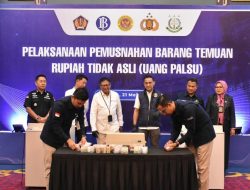 BI Kepri Musnahkan 5.454 Lembar Rupiah Palsu Hasil Temuan 2022-2025