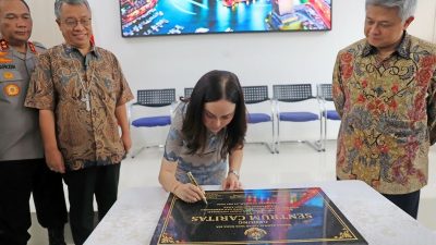 Peresmian BLK Sentrum Caritas, Li Claudia Tekankan Kolaborasi Cegah TPPO dan Lindungi Pekerja Migran