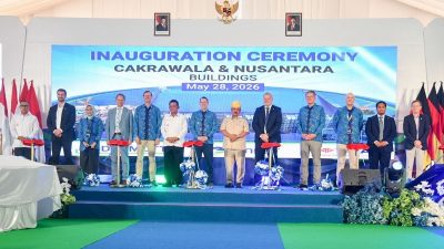 Ansar Ahmad Dampingi Menteri Bappenas Resmikan Gedung Nusantara dan Cakrawala PT McDermott Batam