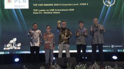 PLN Batam Raih Penghargaan TOP CSR Awards 2026 dan TOP Leader on CSR Commitment 2026