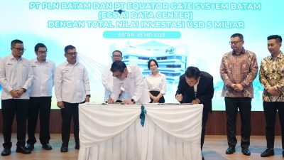 PLN Batam dan Equator Gate System Perkuat Ekosistem Digital melalui Pembangunan Data Center di Batam
