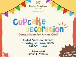 Hotel Santika Batam Gelar ‘Cupcake Decoration Competition for Junior Chef’, Daftarkan Anak Anda di Sini!