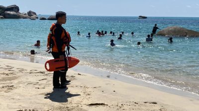 SAR Natuna Tanamkan Kesadaran Keselamatan Laut kepada Generasi Pesisir