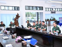 Koopsudnas Evaluasi Kinerja Triwulan I 2026 di Lanud RSA, Fokus Efektivitas dan Efisiensi Anggaran