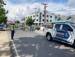 Satlantas Polres Natuna Kawal Pawai 1 Muharram 1448 H, Ratusan Pelajar Madrasah Ikuti Kirab Religi di Ranai