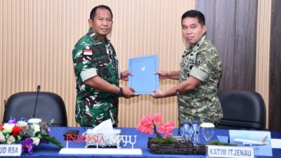 Itjenau Apresiasi Kinerja Lanud Raden Sadjad Natuna dalam Pengelolaan Program dan Anggaran