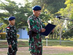 Lanud Hang Nadim Perkuat Disiplin Personel Lewat Upacara Mingguan