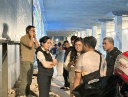 Penutup Drainase Terowongan Pelita Dicuri “Rayap Besi”, Li Claudia Turun Langsung Tinjau Lokasi