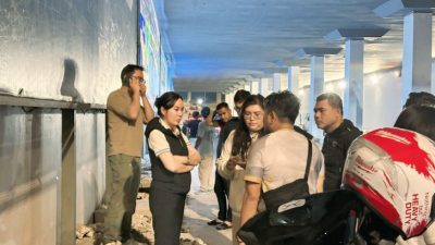 Penutup Drainase Terowongan Pelita Dicuri “Rayap Besi”, Li Claudia Turun Langsung Tinjau Lokasi