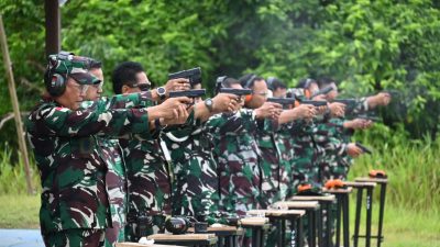 Profesionalisme Prajurit Terus Diasah, Lanud RSA Natuna Gelar Latihan Menembak untuk Tingkatkan Kesiapsiagaan