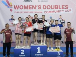 Amoy Badminton Sukses Gelar Women’s Doubles Community Cup 2026, Diikuti 64 Pasangan di Batam