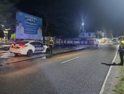 Satlantas Polres Natuna Intensifkan Patroli Malam, Cegah Balap Liar dan Pelanggaran Lalu Lintas