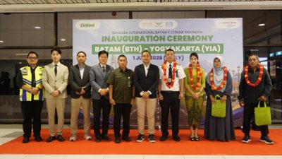 Tak Perlu Transit Lagi, Rute Langsung Batam–Yogyakarta Resmi Dibuka