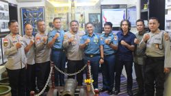 Perkuat Sinergitas, Kapolres Anambas Kunjungi Lanal Tarempa