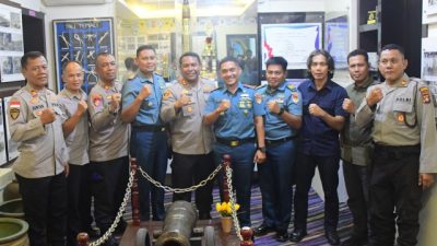 Perkuat Sinergitas, Kapolres Anambas Kunjungi Lanal Tarempa