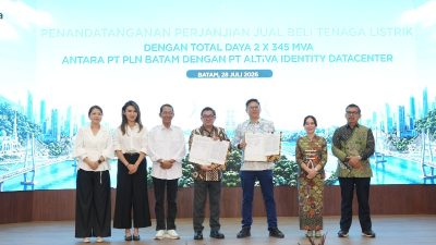 PLN Batam dan Altiva Identity Datacenter Tandatangani PJBTL 2 x 345 MVA, Perkuat Batam sebagai Pusat Ekonomi Digital