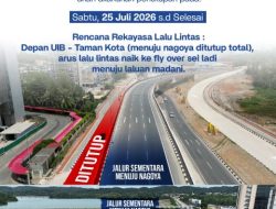 BP Batam Perbaiki Jalan  Gajah Mada, Rekayasa Lalu lintas Diberlakukan