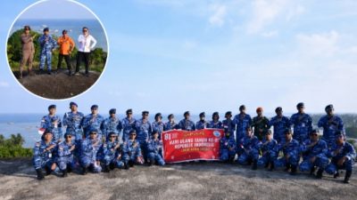 Semangat Kebangsaan di Perbatasan, Lanud RSA Bersama Instansi Natuna Meriahkan Persiapan HUT Ke-81 RI