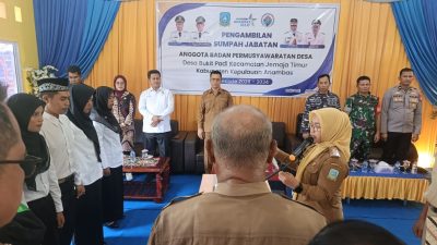 Camat Lantik BPD Bukit Padi, Bupati Aneng Tekankan Kolaborasi dengan Pemerintah Desa