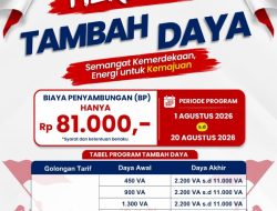Sambut HUT ke-81 RI, PLN Batam Hadirkan Promo Tambah Daya Listrik Cukup Rp 81 Ribu